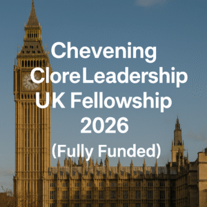 UK Chevening Clore Fellowship